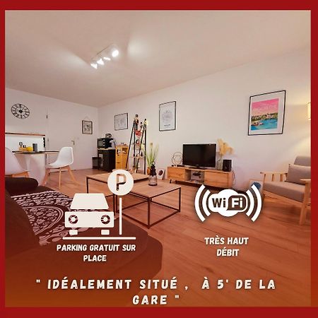 Appartement Cosy Proche Gare - Fibre Optique Et Parking Angouleme Ngoại thất bức ảnh